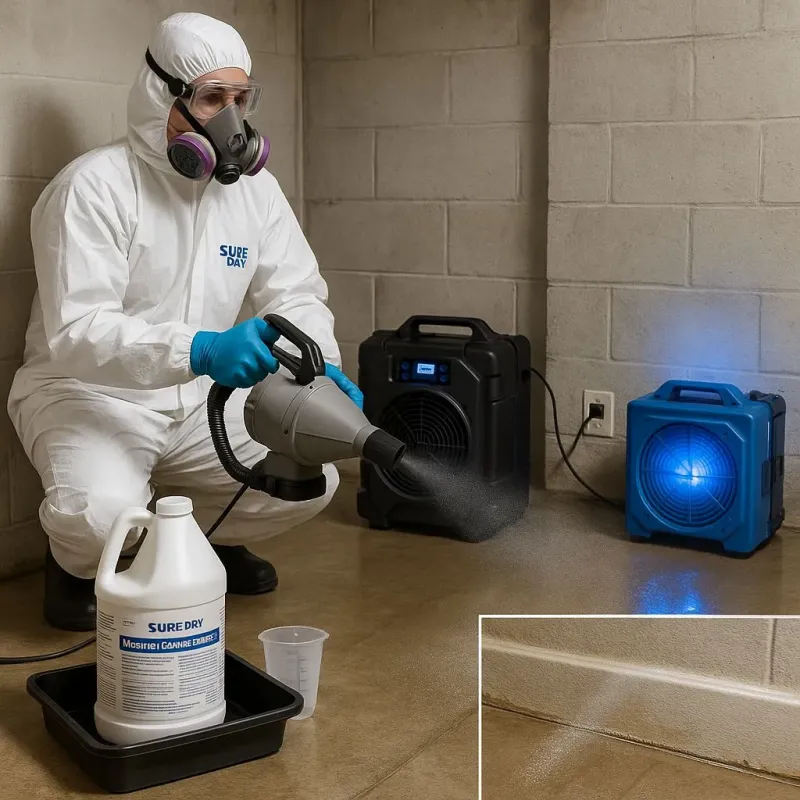 Sanitization and Odor Removal process in Canyon Day, AZ